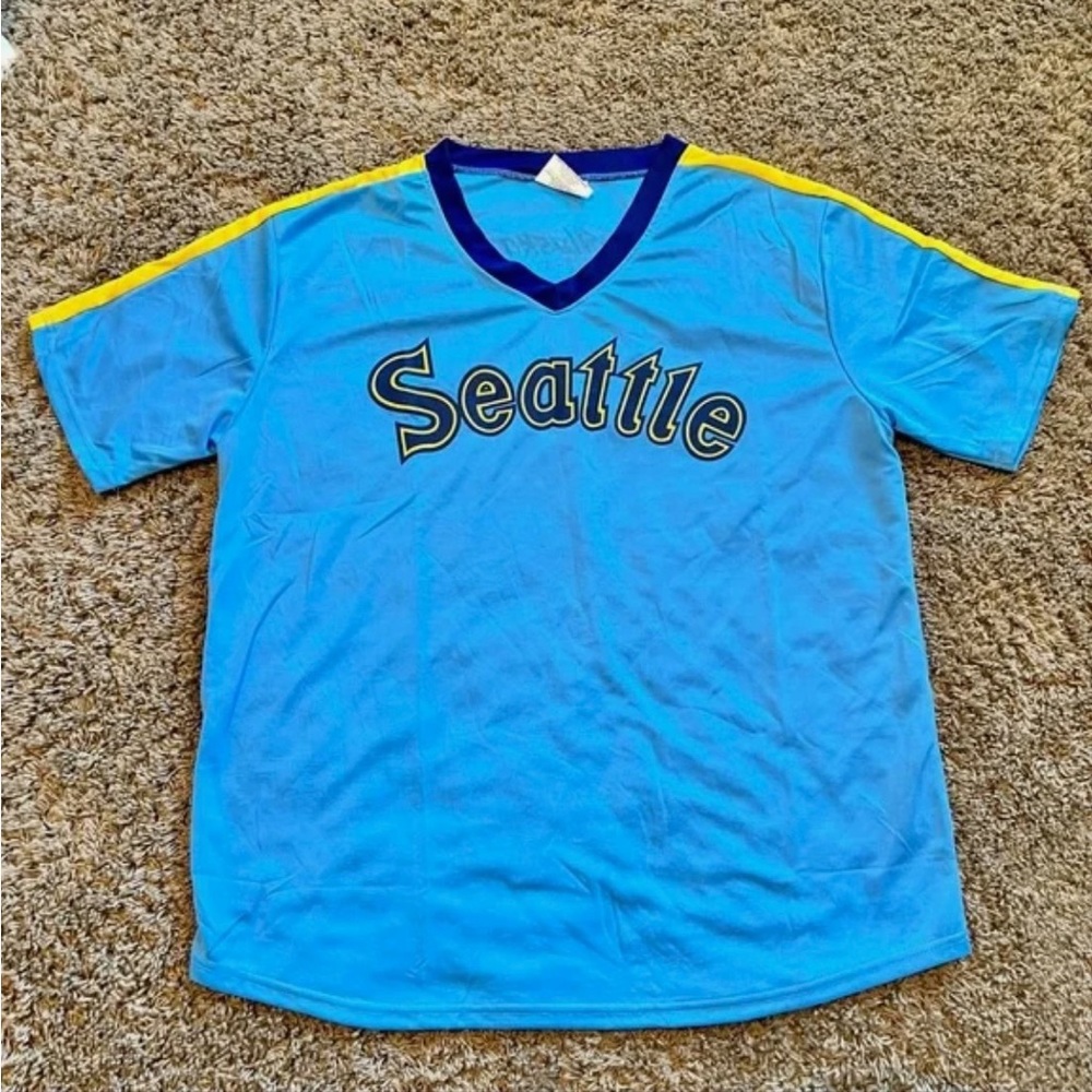 Seattle Mariners old-school baseball shirt